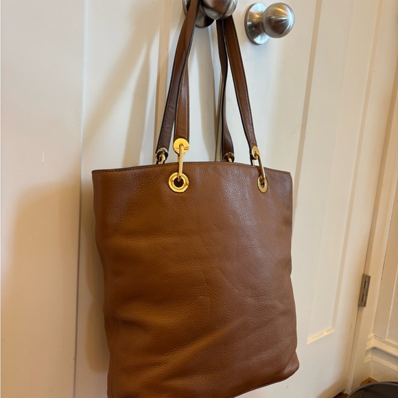 Michael Kors Tan Leather Tote - Picture 4 of 10